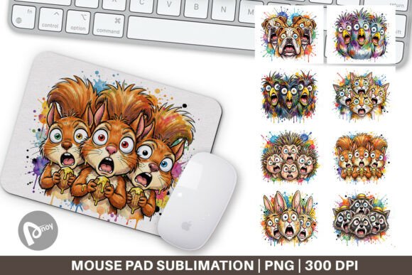 Animal Heatwave Mouse Pad Digital Design: A Creative Solution for Your Work Space