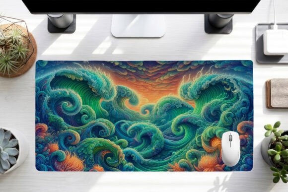 Beach Desk Mat PNG: A Stylish and Functional Workspace Upgrade