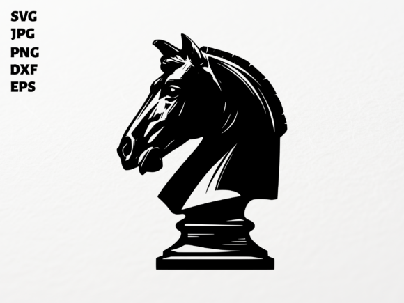Chess Knight SVG for Cricut Sublimation: A Versatile Design for Creative Projects