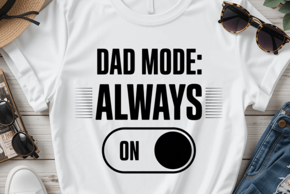 Dad Mode Always PNG Father’s Day SVG: A Strategic Design for Gamer Dads