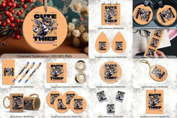Evaluating the Cute Thief Cartoon Orange PNG Design for Creative Projects