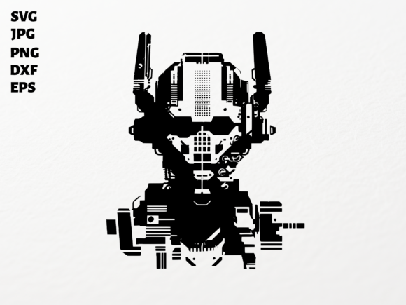 Futuristic Robot Head SVG for Cricut: A Glimpse into the Future of Design