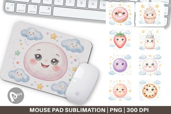 Sweet Baby Treat Watercolor Mouse Pad: A Strategic Addition to Your Workspace