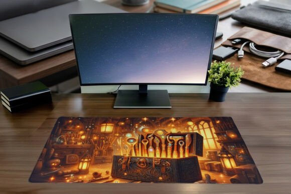 Tools Box Desk Mat PNG